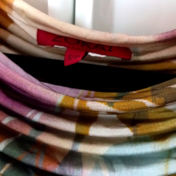 Size small / zokai floral midi summer dress flowers pattern - Picture 2 of 5